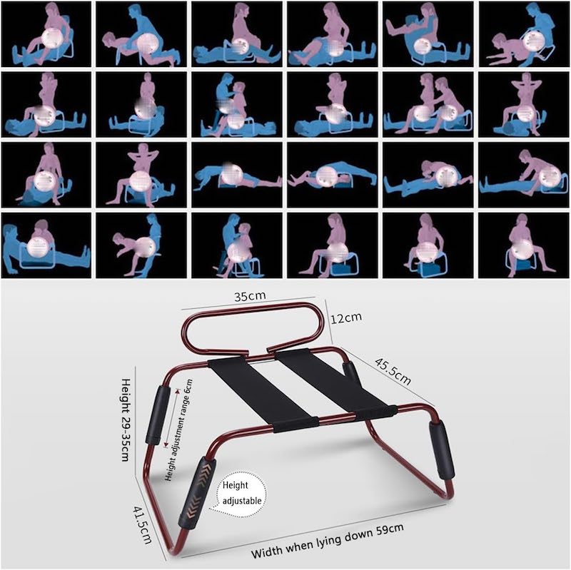 Thông tin Ghế ngồi tình dục Detachable sex chair Roomfun FanGu hỗ trợ 24 tư thế quan hệ mới nhất