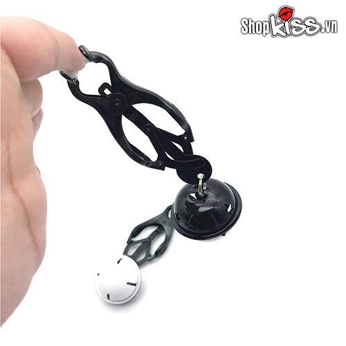 Bộ kẹp núm vú kích thích đầu ti đeo chuông tăng khoái cảm đôi tình nhân