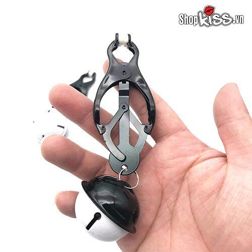 Bộ kẹp núm vú kích thích đầu ti đeo chuông tăng khoái cảm đôi tình nhân
