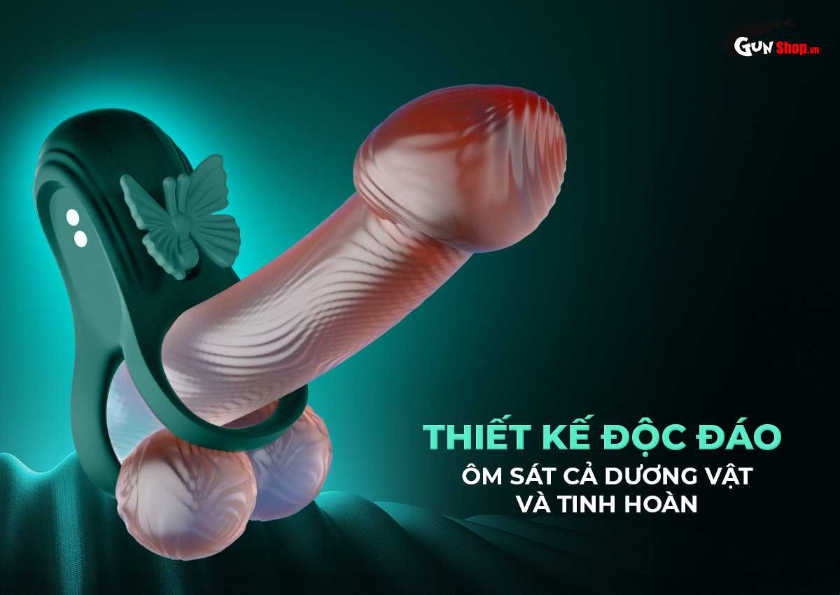 Vòng rung đôi Butterfly Ring tăng khoái cảm cho các cặp đôi