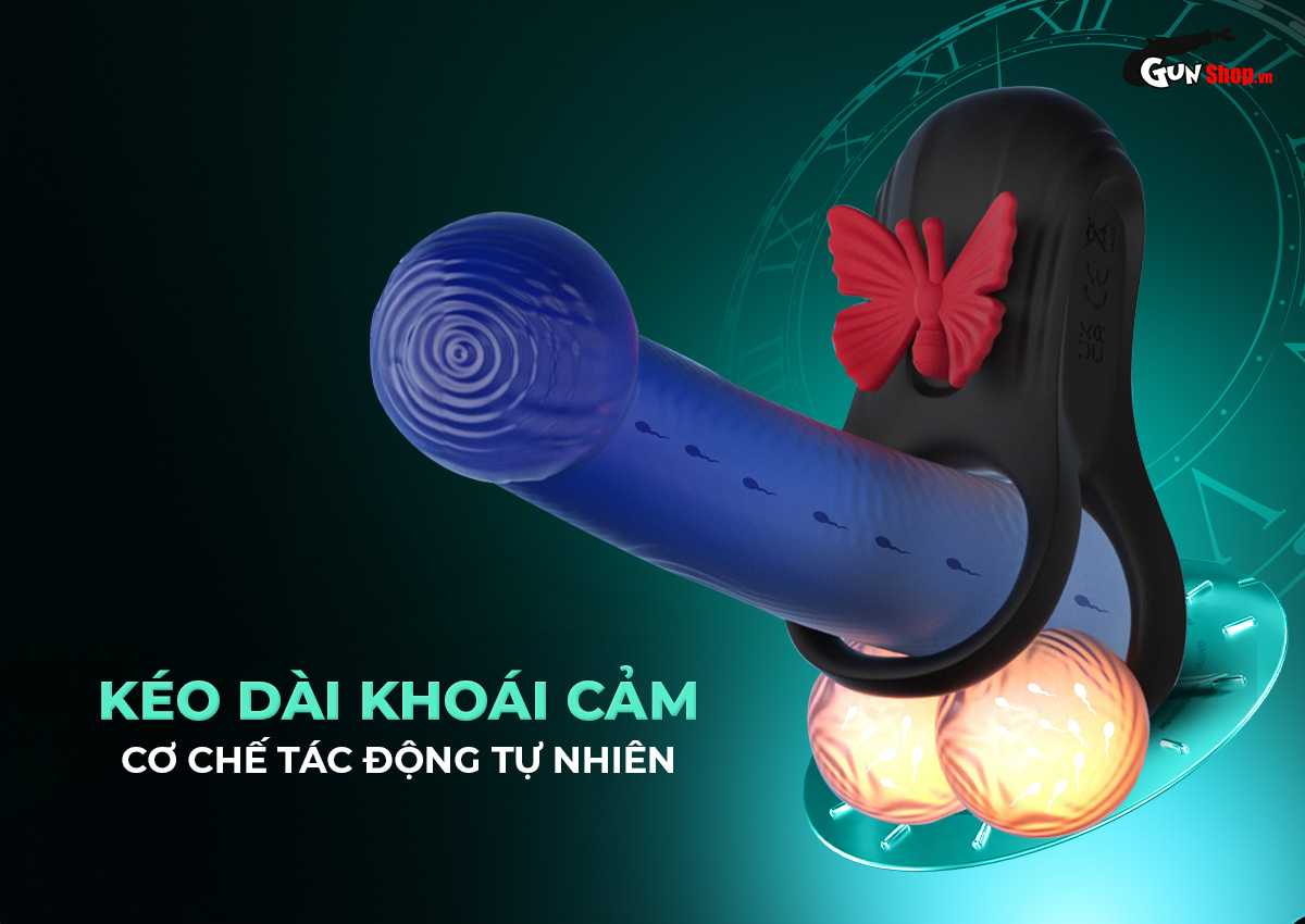 Vòng rung đôi Butterfly Ring tăng khoái cảm cho các cặp đôi