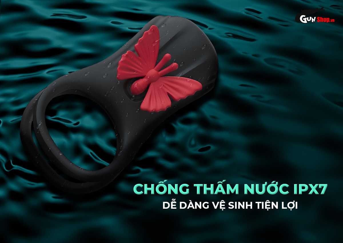 Vòng rung đôi Butterfly Ring tăng khoái cảm cho các cặp đôi