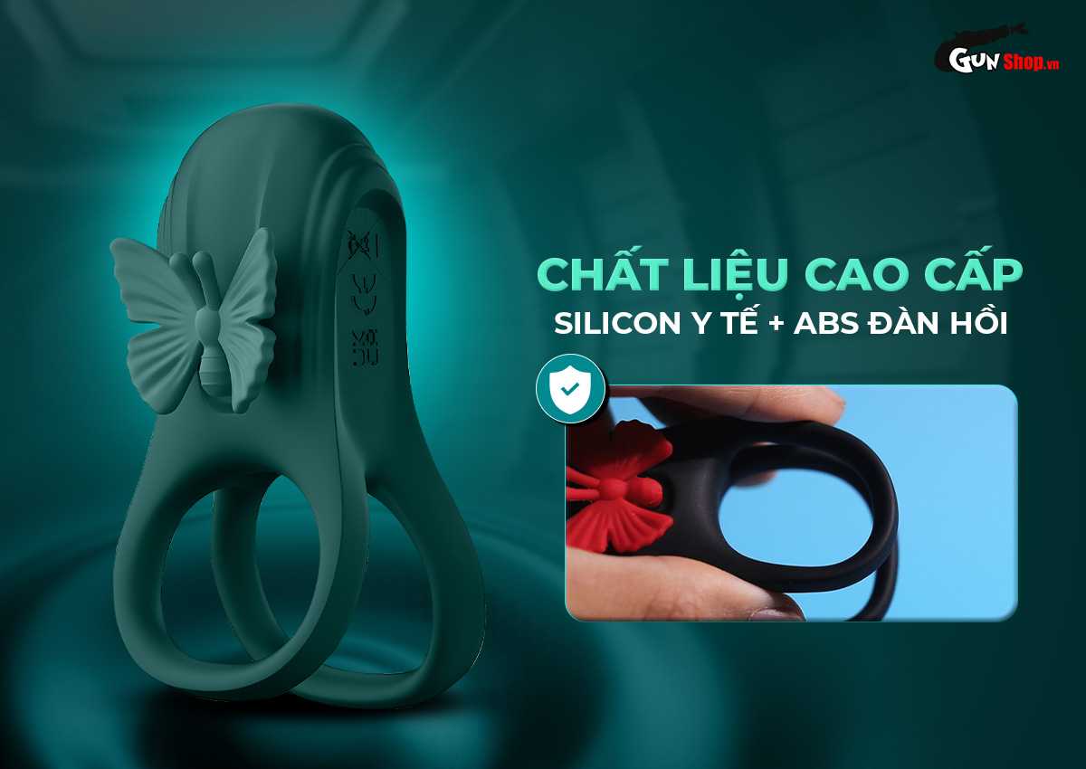 Đại lý Vòng rung đôi Butterfly Ring hình cánh bướm tăng khoái cảm Version 1 hàng mới về Đại lý Vòng rung đôi Butterfly Ring hình cánh bướm tăng khoái cảm Version 1 hàng mới về