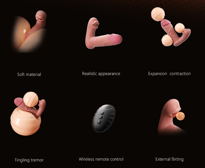 Dương vật giả gắn quần lót Mizzzee rung thụt có lưỡi liếm