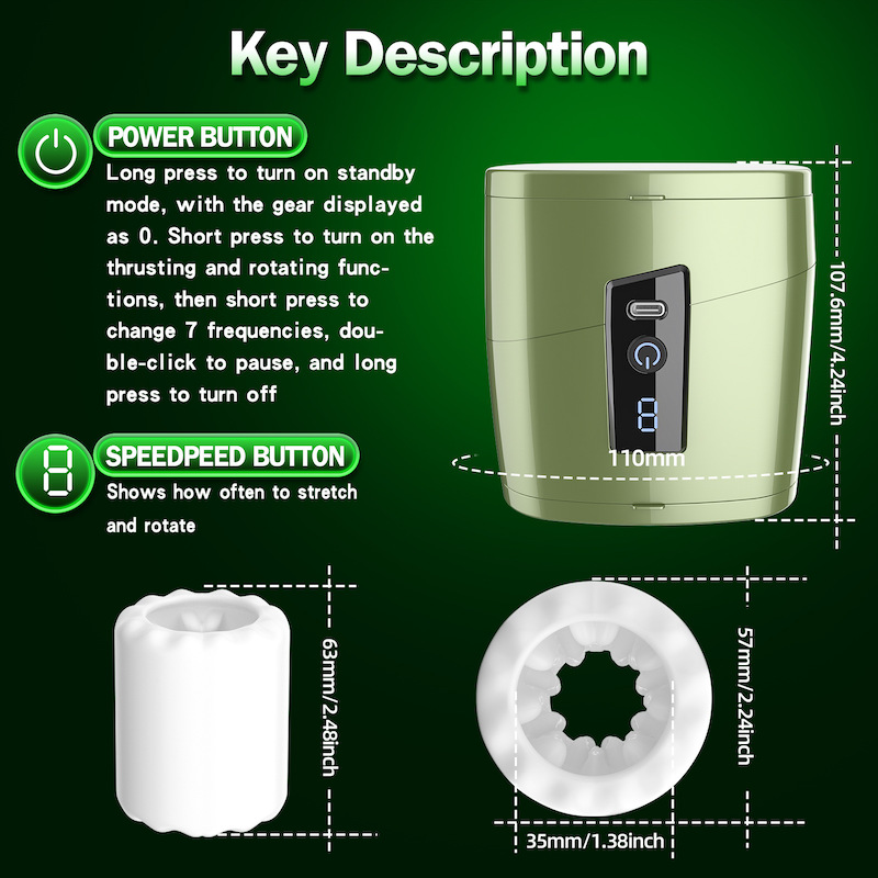 Nhập sỉ Cốc thủ dâm Erectile Stem Ailebo rung thụt xoay âm đạo giả tự động nhỏ gọn giá tốt Nhập sỉ Cốc thủ dâm Erectile Stem Ailebo rung thụt xoay âm đạo giả tự động nhỏ gọn giá tốt