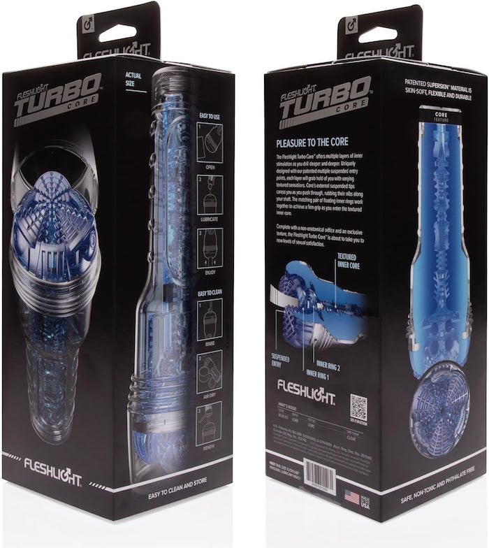 Âm đạo giả Fleshlight Turbo Core Blue Ice thiết kế độc đáo