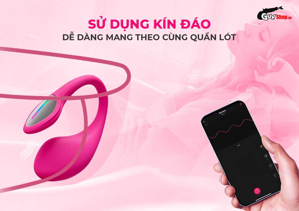 Phân phối Trứng rung cao cấp Lovense Lush Mini không dây điều khiển từ xa qua app bluetooth cao cấp