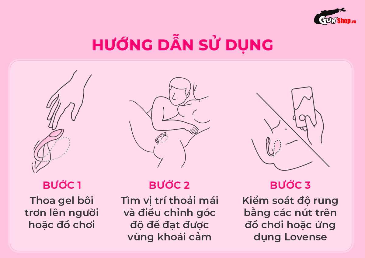 Phân phối Trứng rung cao cấp Lovense Lush Mini không dây điều khiển từ xa qua app bluetooth cao cấp