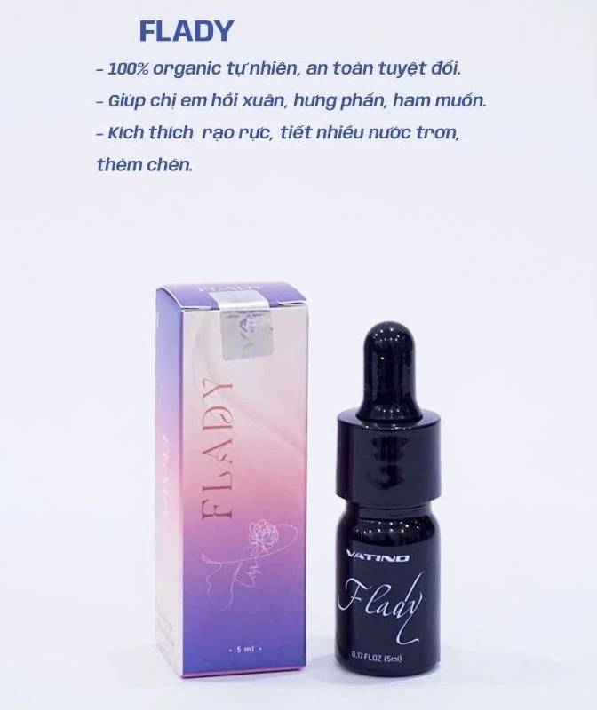 Gel Flady giảm khô hạn tăng khoái cảm kích thích ham muốn nữ tự nhiên