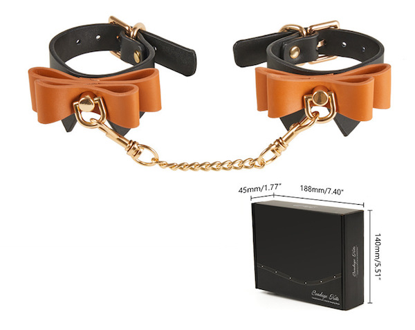 Bộ đồ chơi bạo dâm da Runyu mềm dễ uốn, khóa kim loại chống gỉ