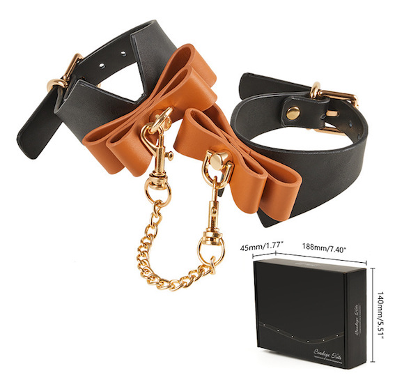 Bộ đồ chơi bạo dâm da Runyu mềm dễ uốn, khóa kim loại chống gỉ