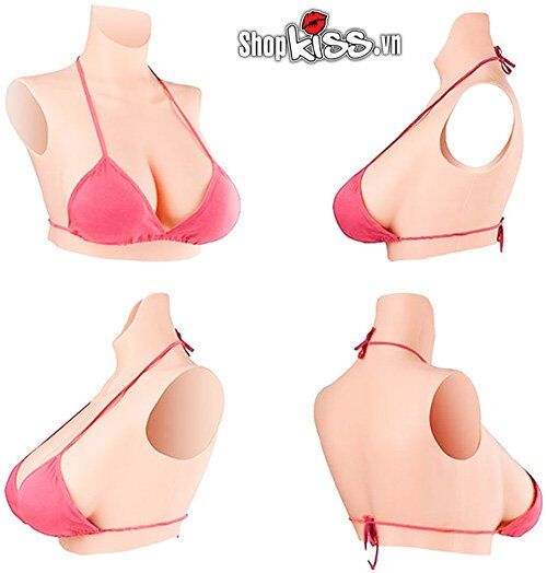 Mua Ngực giả silicone full cổ như thật hỗ trợ tăng vòng 1 cao cấp