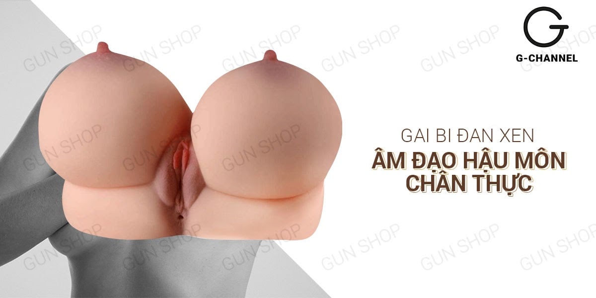 Thông tin Ngực giả âm đạo & hậu môn silicon trần cao cấp mềm mịn - Man Mastuebator 3kg hàng mới về