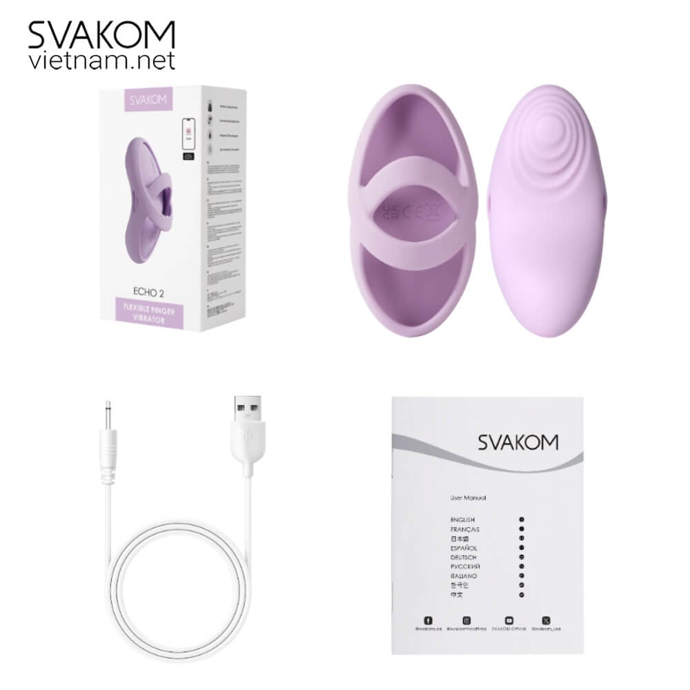 Review Máy rung âm vật đeo ngón SVAKOM Echo 2 điều khiển qua App mới nhất Review Máy rung âm vật đeo ngón SVAKOM Echo 2 điều khiển qua App mới nhất
