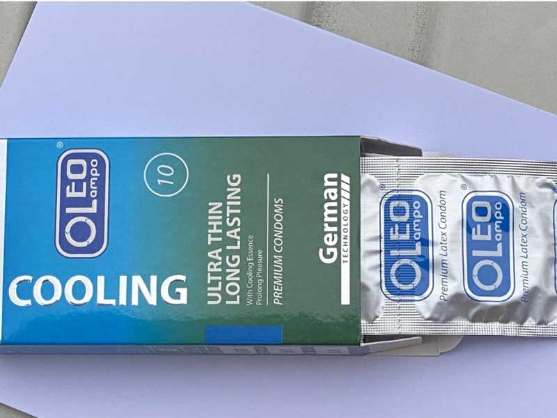 Sỉ Bao cao su OLEO LamPo Cooling bạc hà mát lạnh + kéo dài hàng mới về