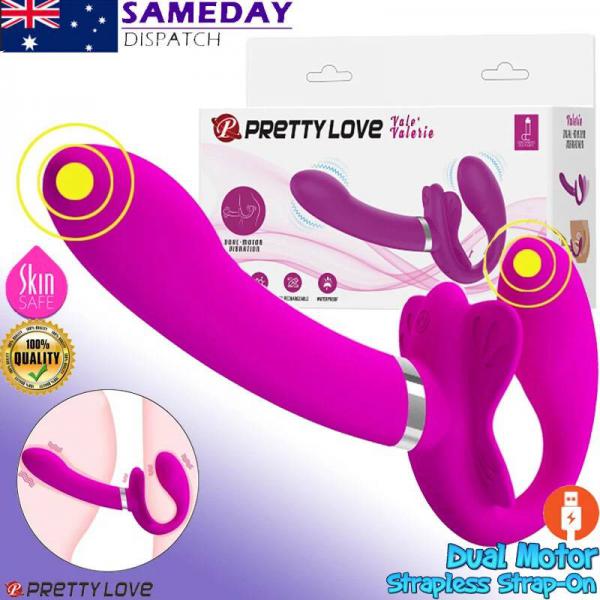 Dương vật giả 2 đầu cho les Pretty Love Valerie rung 12 chế độ