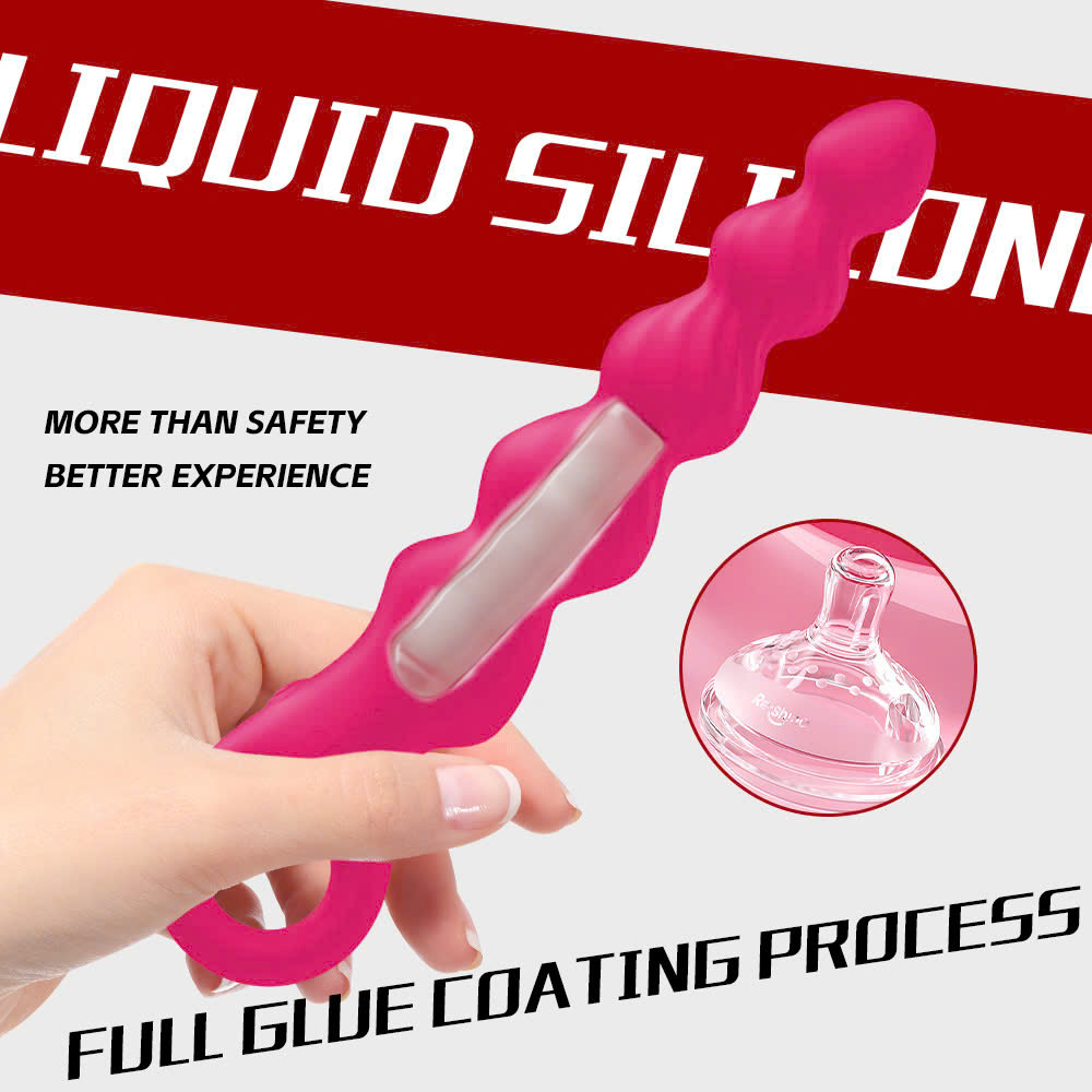 Que rung hậu môn xoắn ốc Yeain 12 chế độ rung silicon mềm mại an toàn