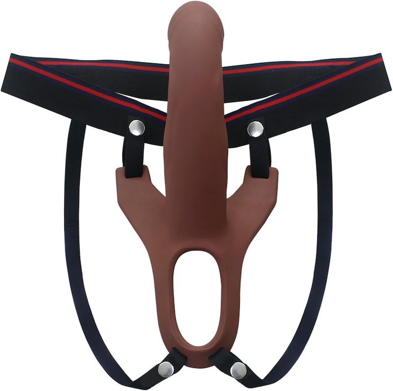 Dương vật giả dây đai đeo silicone y tế mềm mại an toàn