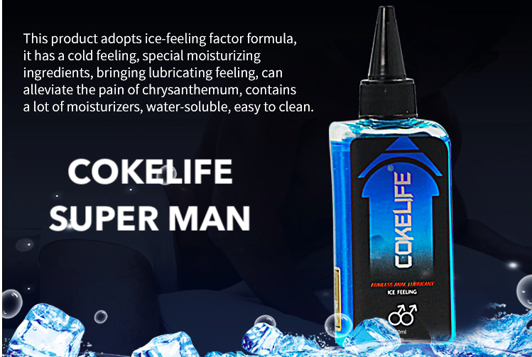  Nhập sỉ Gel bôi trơn Cokelife Super Man xanh mát lạnh 85g gel hậu môn cho gay nhập khẩu