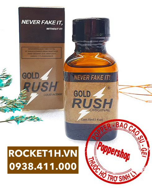  Bỏ sỉ Popper Gold Rush Liquid Incense 30ml mới nhất