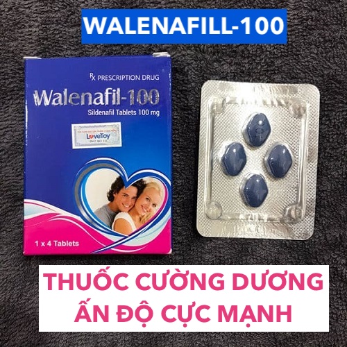 Shop bán Thuốc Walenafil 100 cường dương walenafil-100 sildenafil trị xuất tinh sớm tăng sinh lý loại tốt