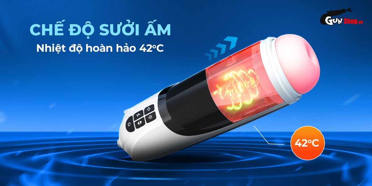 Kho sỉ Âm đạo giả đa năng AierLe rung thụt hút sưởi ấm hàng mới về