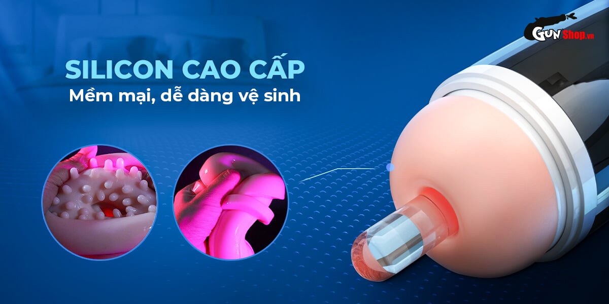 Kho sỉ Âm đạo giả đa năng AierLe rung thụt hút sưởi ấm hàng mới về