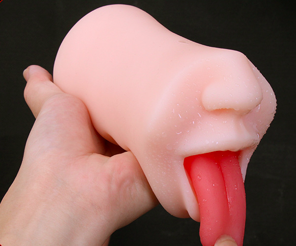 Âm đạo giả silicon hình miệng lưỡi liếm nguyên khối như thật giá rẻ