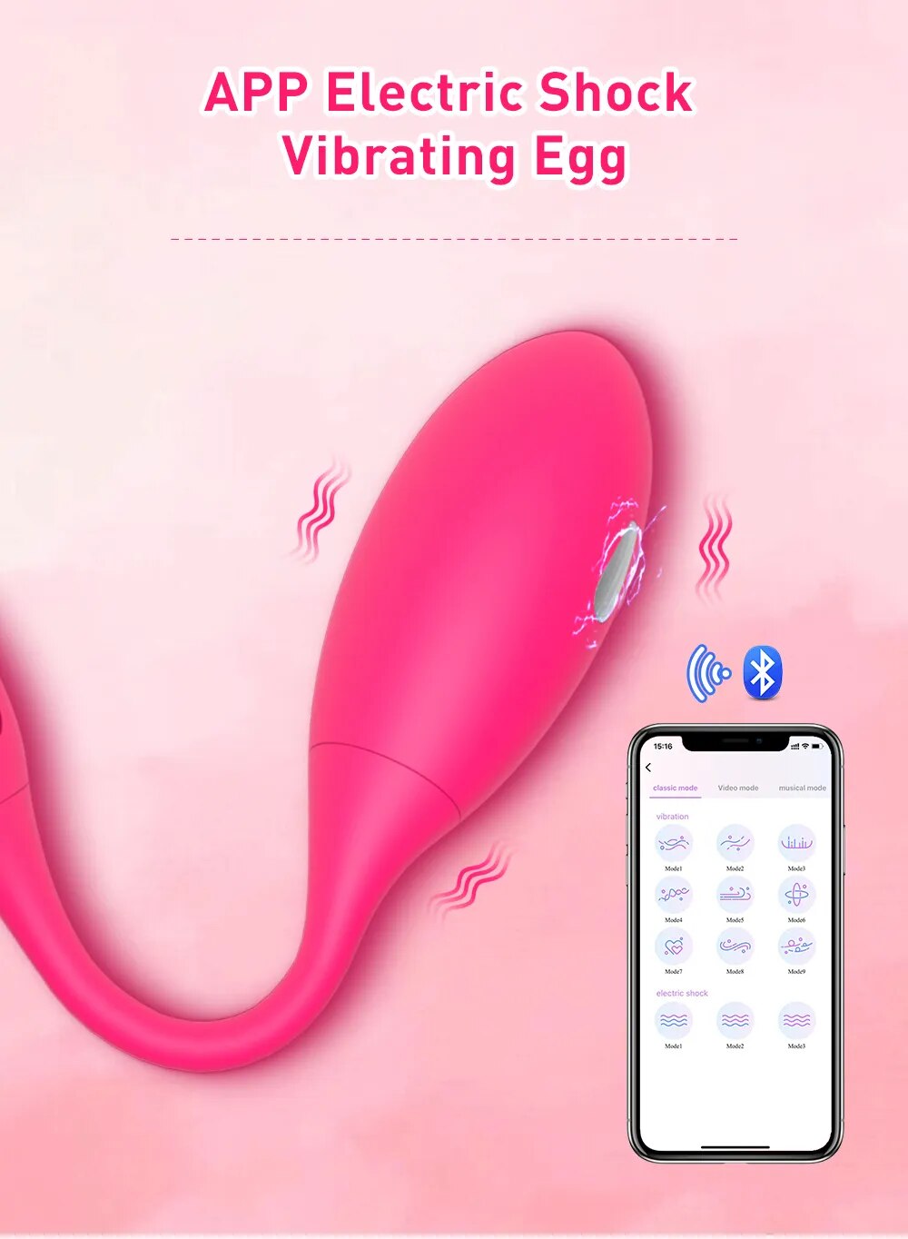 Mua Trứng rung sốc điện Levett điều khiển từ xa qua app bluetooth giá rẻ