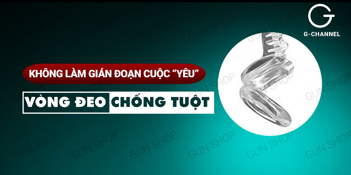 Bao cao su đôn dên hở thân có vòng thắt chống tuột Wild Knight