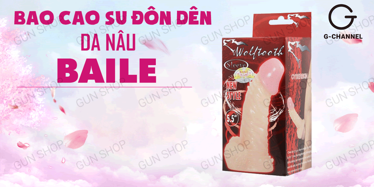 Bao cao su đôn dên tăng kích thước da nâu Baile Wolftooth 14.4x3.5cm Bao cao su đôn dên tăng kích thước da nâu Baile Wolftooth 14.4x3.5cm