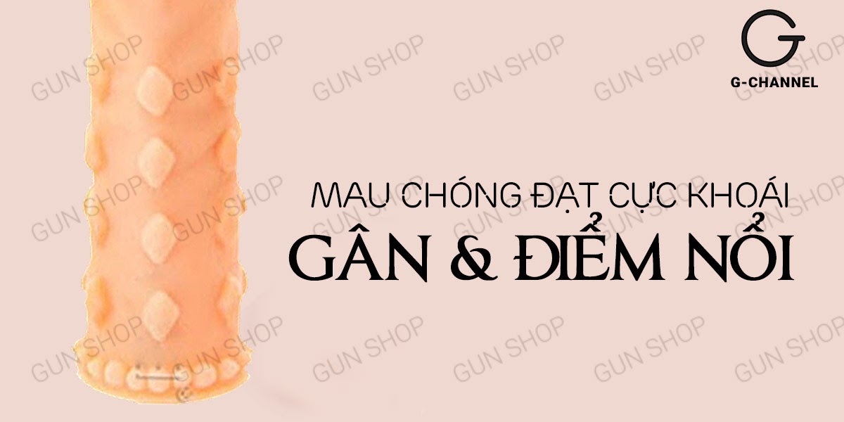 Bao cao su đôn dên tăng kích thước Maxman tăng 2 Bao cao su đôn dên tăng kích thước Maxman tăng 2