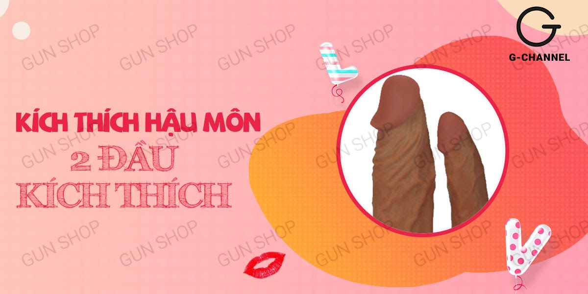 Bao cao su đôn dên tăng kích thước rung mạnh Lovetoy 2 đầu Bao cao su đôn dên tăng kích thước rung mạnh Lovetoy 2 đầu
