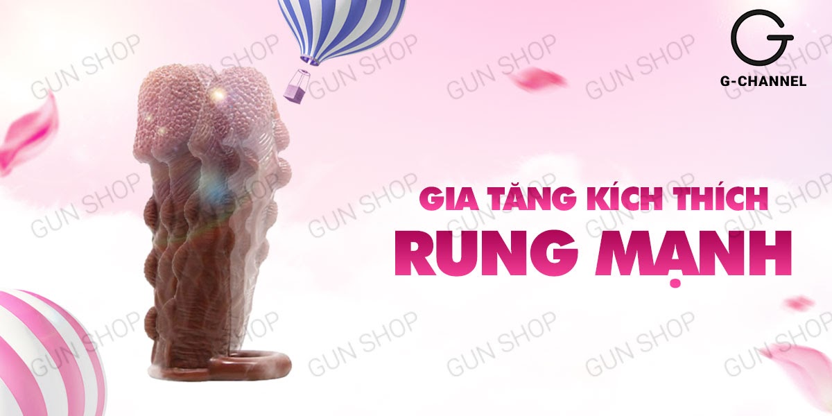 Bao cao su đôn dên tăng kích thước rung nhiều điểm nổi Baile Braveman Bao cao su đôn dên tăng kích thước rung nhiều điểm nổi Baile Braveman