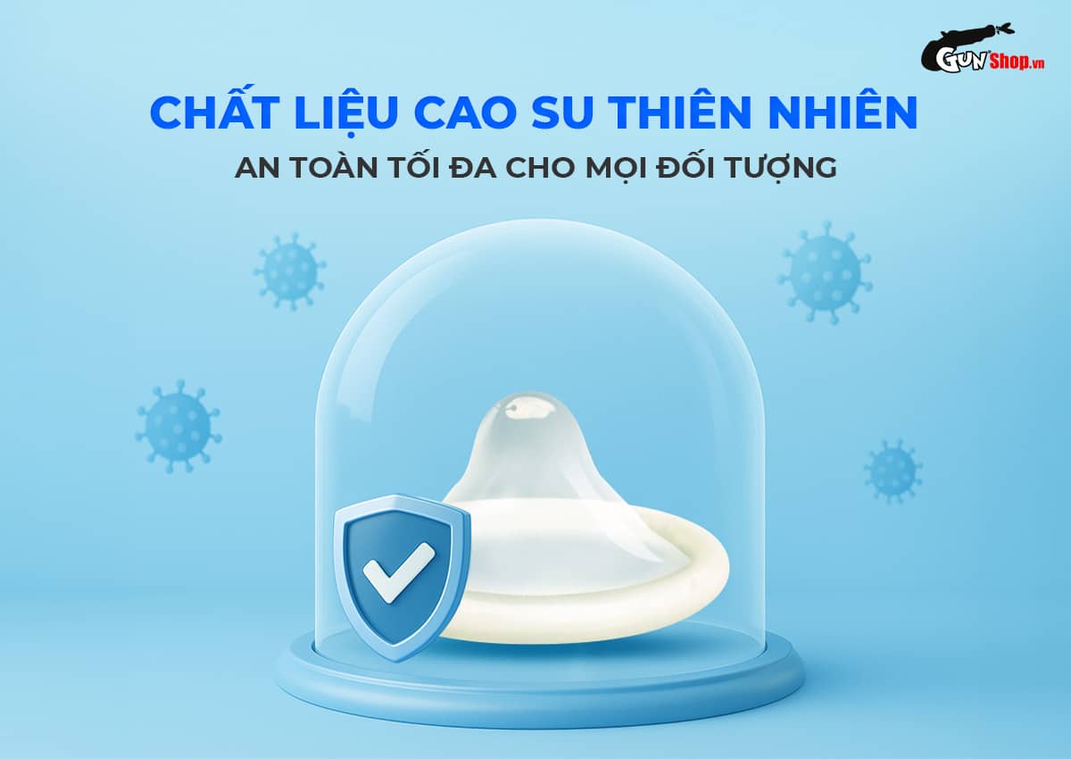 Bỏ sỉ Bao cao su Okamoto Dot De Cool - Gai lạnh, kéo dài thời gian - Hộp 10 cái loại tốt