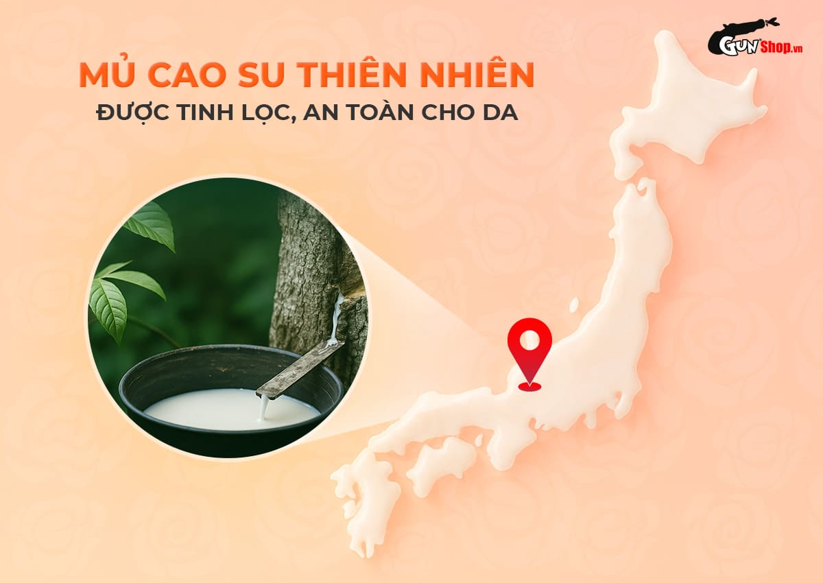 Kho sỉ Bao cao su Okamoto Roman - Vân hoa hồng, ôm khít - Hộp 10 cái mới nhất