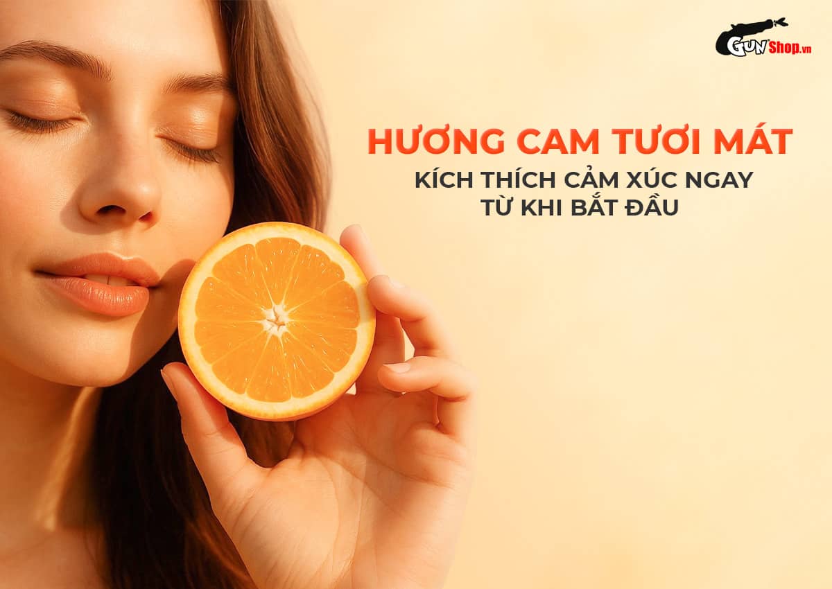 Giá sỉ Bao cao su Okamoto Skinless Skin Orange Super Lubricative - Hương cam - Hộp 10 cái giá sỉ