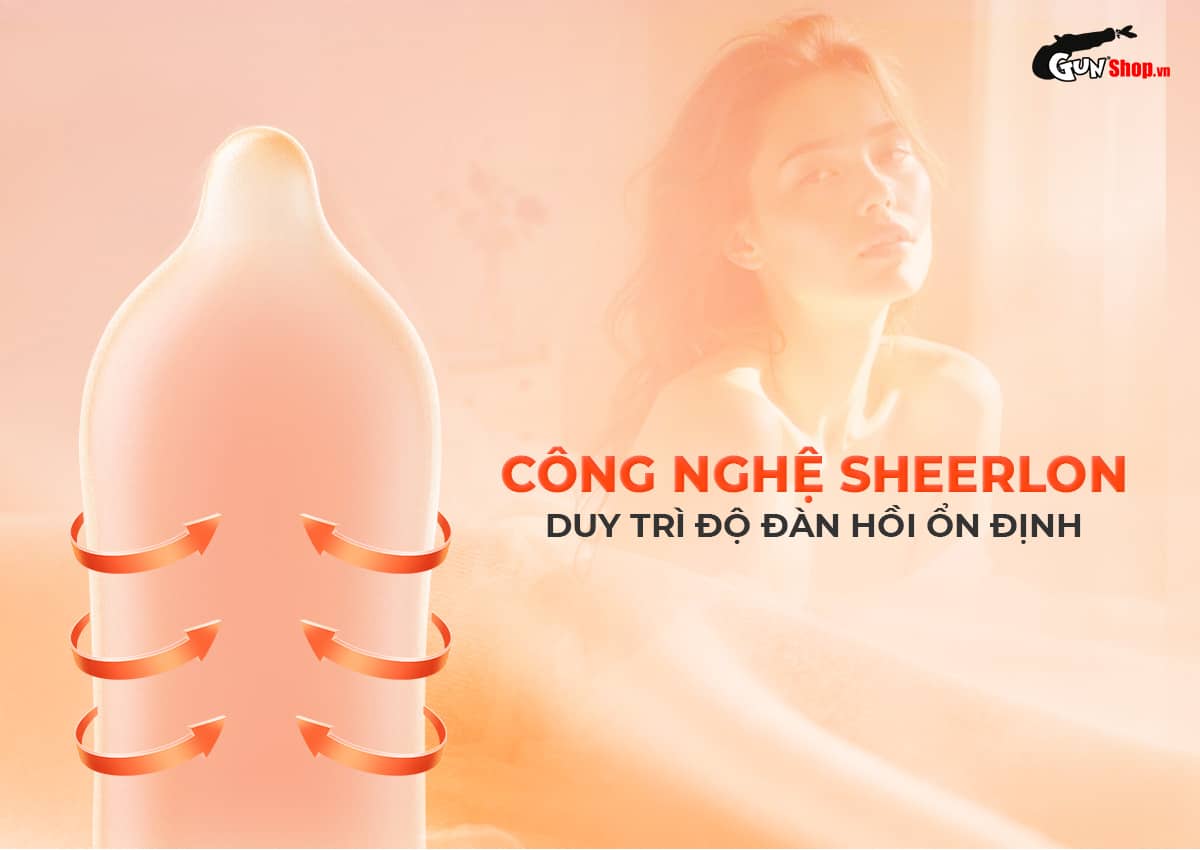 Giá sỉ Bao cao su Okamoto Skinless Skin Orange Super Lubricative - Hương cam - Hộp 10 cái giá sỉ