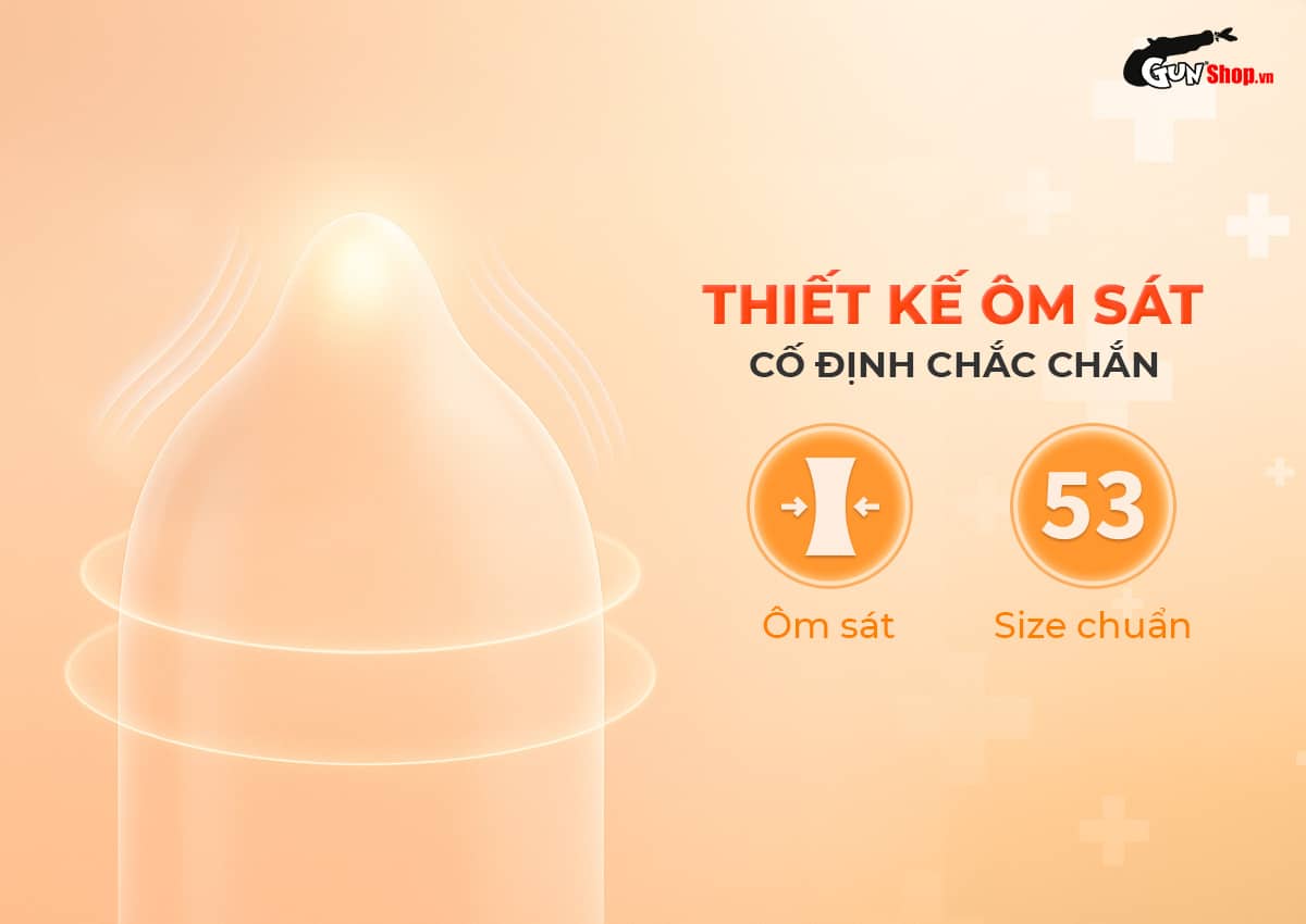 Giá sỉ Bao cao su Okamoto Skinless Skin Orange Super Lubricative - Hương cam - Hộp 10 cái giá sỉ