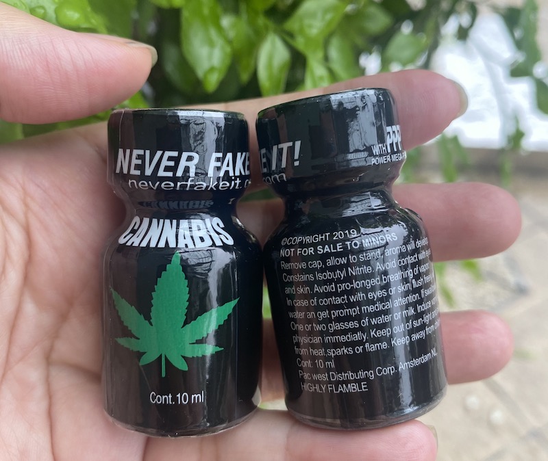  Cửa hàng bán Popper Cannabis 10ml Never Fake It chính hãng Mỹ dành cho Top Bot hàng xách tay