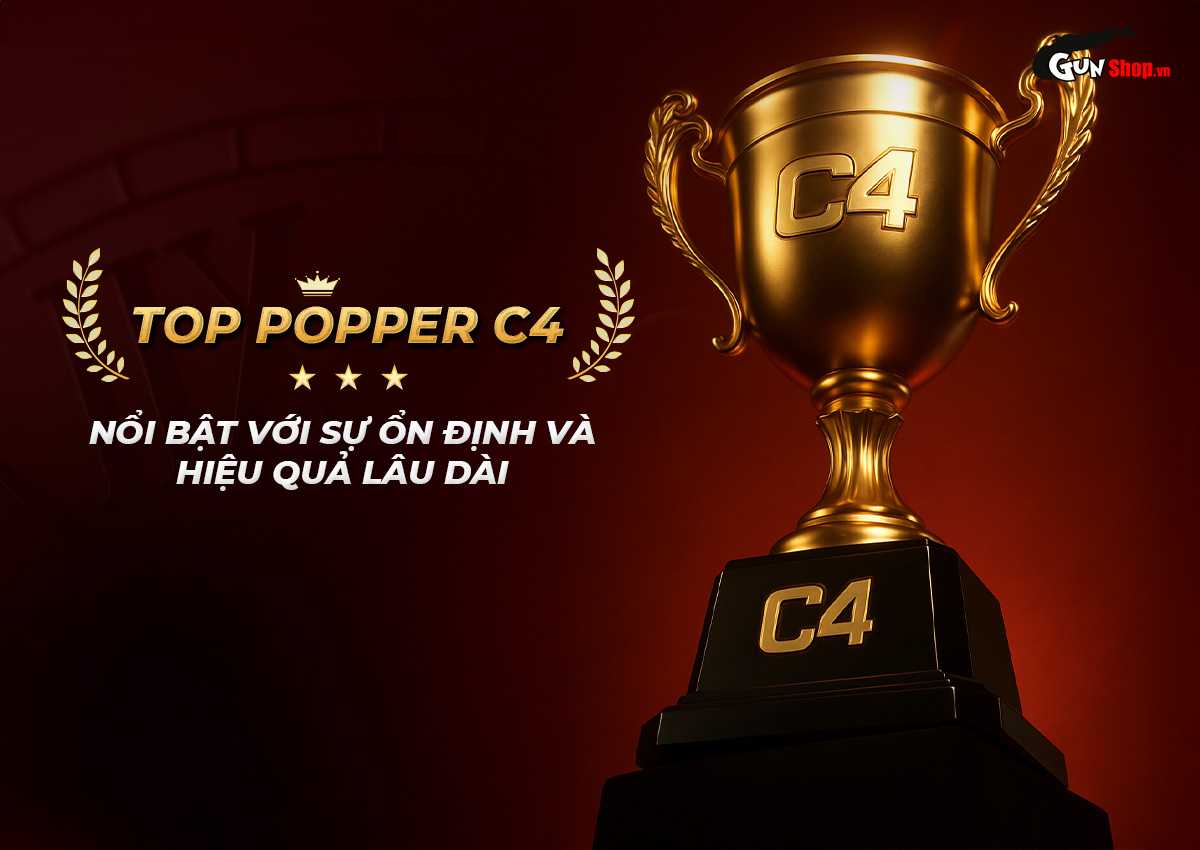 Bán Popper PWD USA C4 Red - Chai hít tăng khoái cảm 30ml cao cấp Bán Popper PWD USA C4 Red - Chai hít tăng khoái cảm 30ml cao cấp