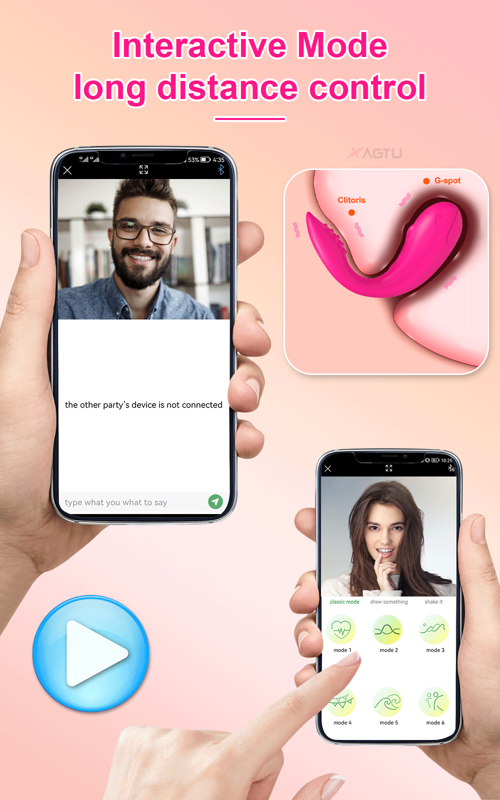 Giá sỉ Trứng rung cá heo Love Spouse kết nối bluetooth điều khiển qua app TD042 giá tốt