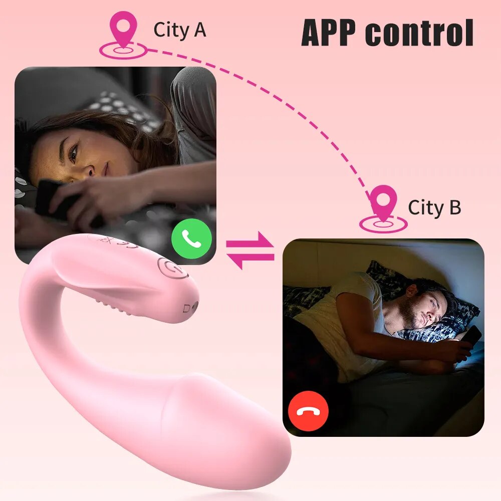 Nhập sỉ Trứng rung 2 đầu FreshFun CiCi không dây Bluetooth điều khiển từ xa qua app điện thoại nhập khẩu