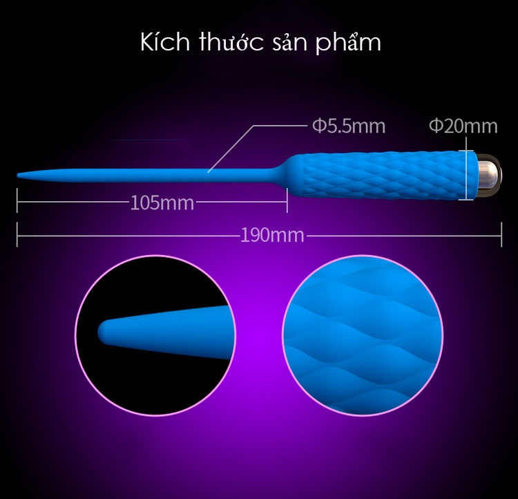 Dụng Cụ Kích Thích Niệu Đạo Có Rung
