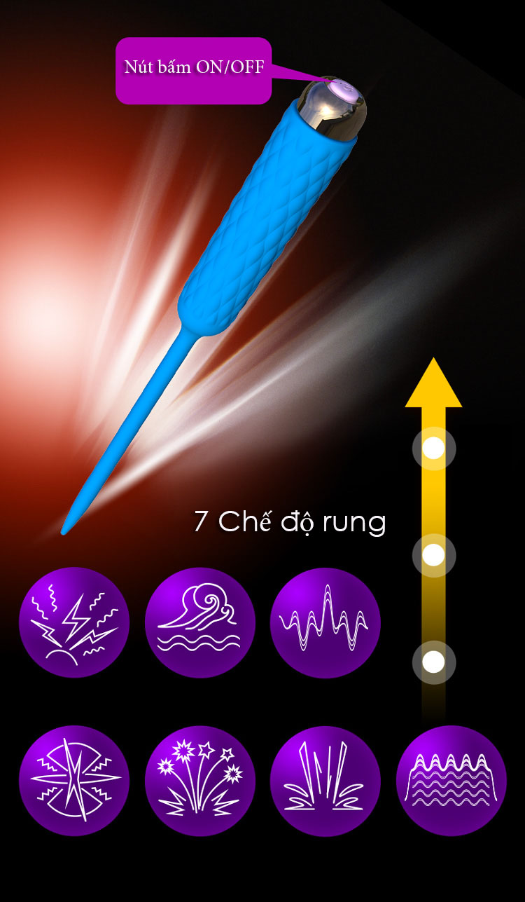 Dụng Cụ Kích Thích Niệu Đạo Có Rung
