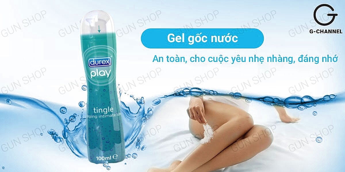  Cửa hàng bán Gel bôi trơn mát lạnh - Durex Tingle - Chai 100ml mới nhất