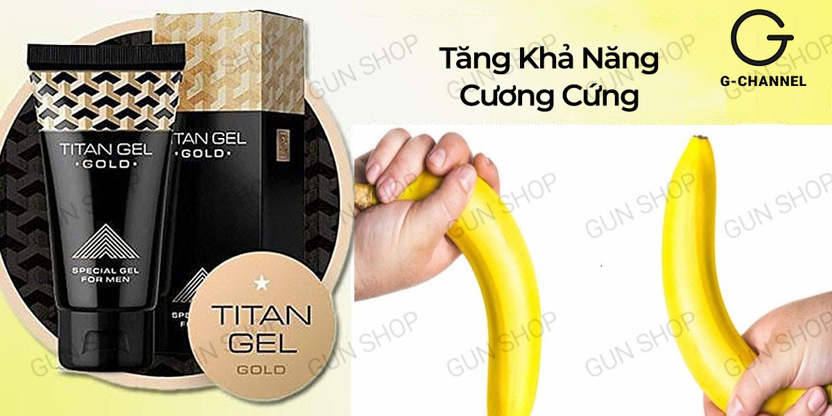Đánh giá Gel bôi trơn tăng kích thước cao cấp - Titan Gold - Chai 50ml mới nhất