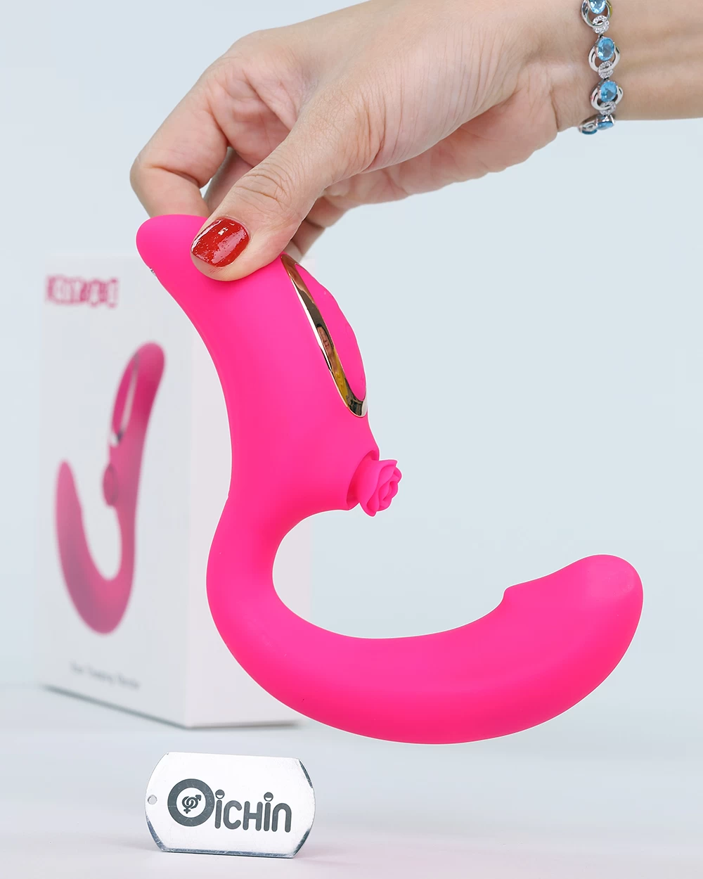 Giá sỉ Loving World Rose Thumping máy massage cho nữ nhánh hoa hồng loại tốt