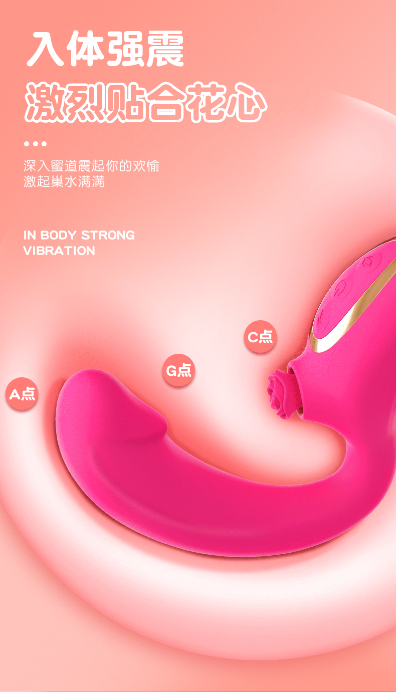 Giá sỉ Loving World Rose Thumping máy massage cho nữ nhánh hoa hồng loại tốt