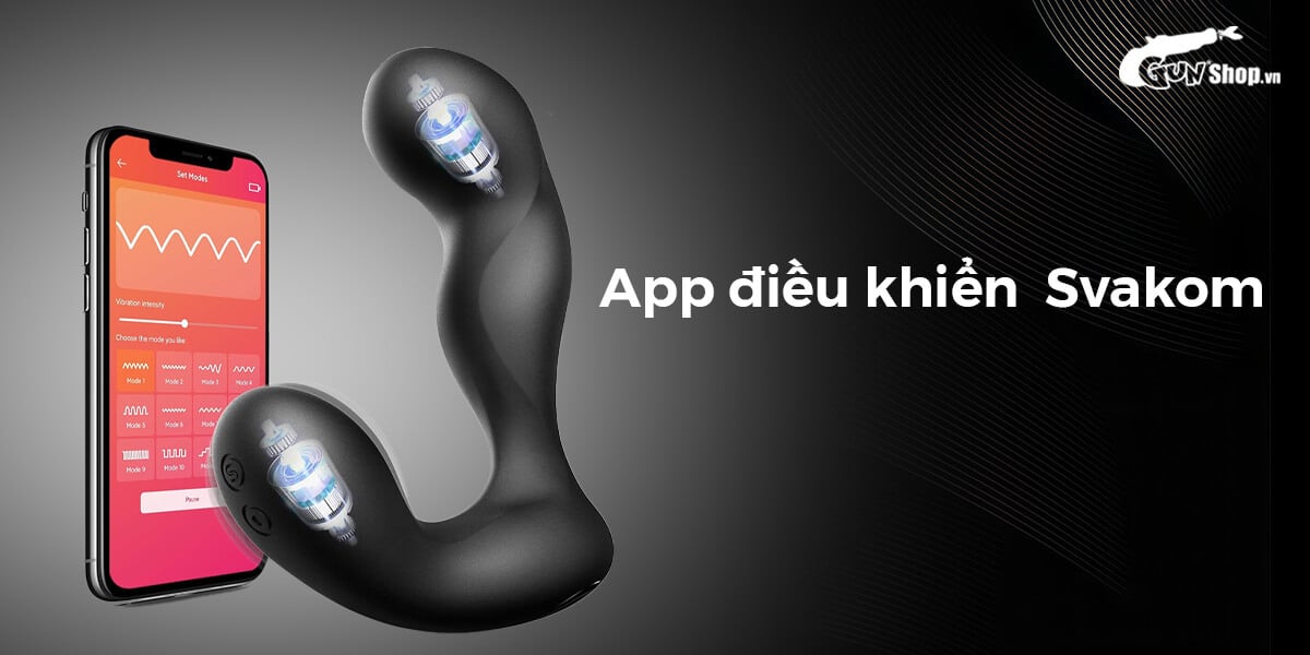 Kho sỉ Svakom Iker máy massage hậu môn cao cấp điều khiển qua app hàng mới về
